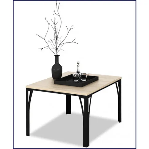 Stolik do salonu Horix 4Z czarny dab sonoma