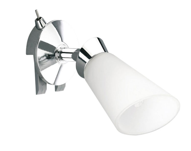 Kinkiet ze szklanym kloszem do sypialni A123-Orillo