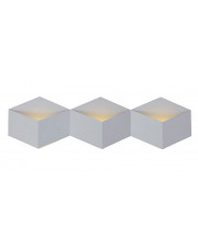 Biały metalowy geometryczny kinkiet LED - A125-Eram