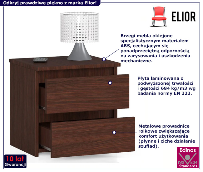 Szafka nocna Terik3X wenge