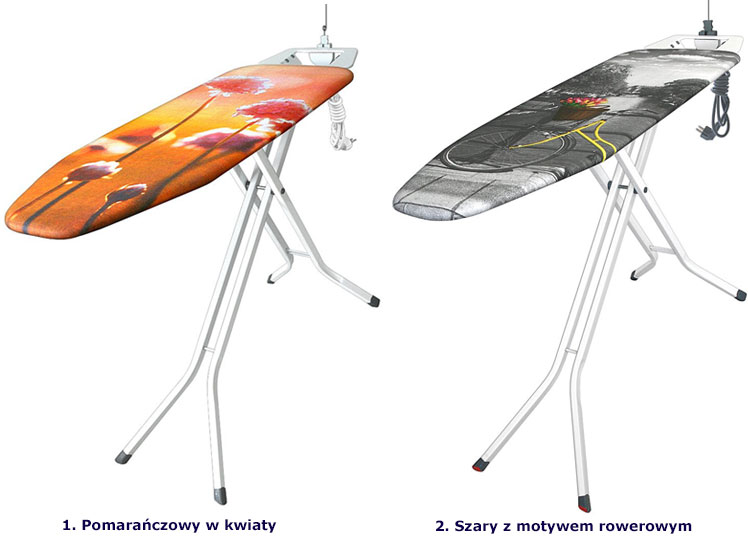 Składana deska do prasowania z bawełnianym pokrowcem Milmo 2X