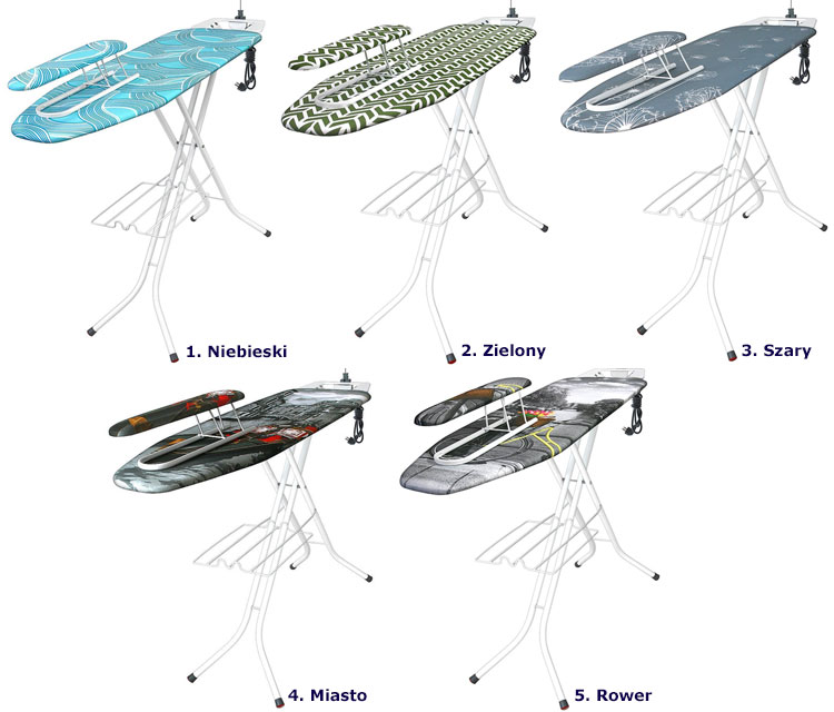 Nowoczesna składana deska do prasowania Estre