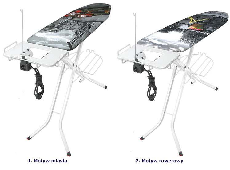 Nowoczesna deska do prasowania ze zdejmowanym pokrowcem Milmo 3X