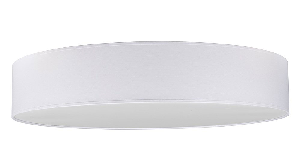Biały okrągły plafon minimalistyczny A132-Zexo