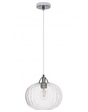 Szklana lampa wisząca w stylu loft - A134-Entira w sklepie Edinos.pl