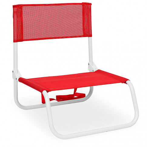 Czerwone składane krzesło Erlixo