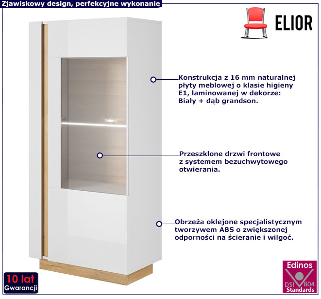 Nowoczesna witryna do salonu Apso 5X