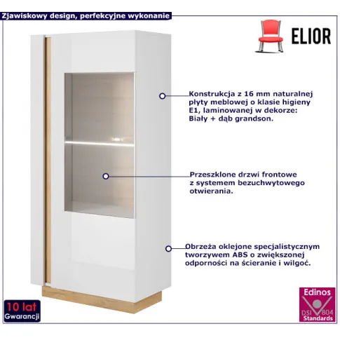 Witryna biały grandson Medina 5X