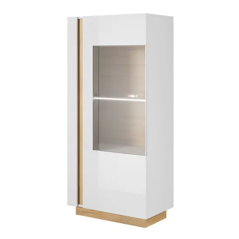 Witryna niska biały dąb grandson Medina 5X