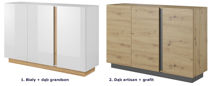 Kolorystyka komody Apso 7X