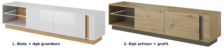 Kolorystyka szafki rtv Apso 10X