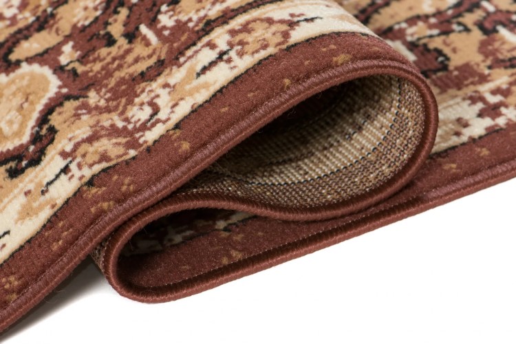 Brązowy dywan Lazzu 3X - wzorzysty