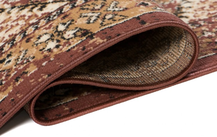 Brązowy dywan Paris 7X - vintage