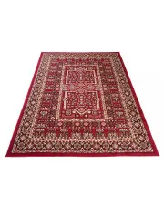 Bordowy dywan vintage - Zibo w sklepie Edinos.pl