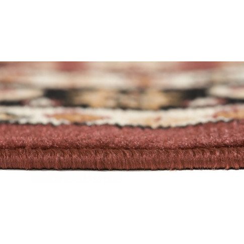 brązowy dywan tulumis wzorzysty