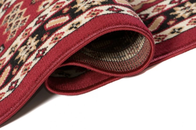 Boho dywan Benti - bordowy