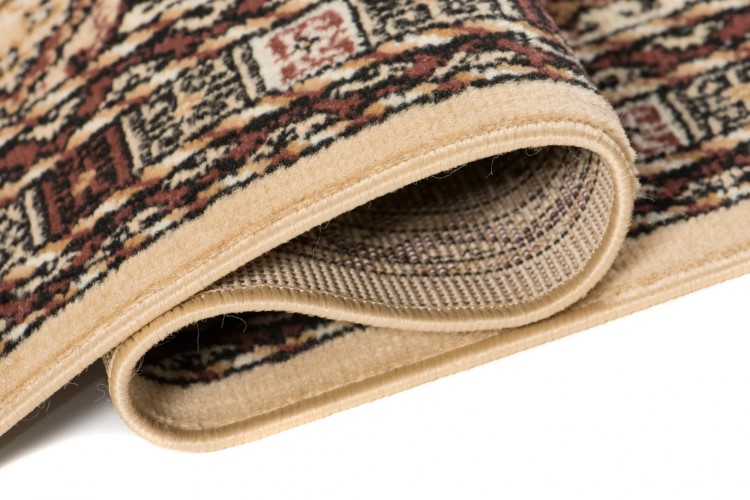 Beżowy dywan Relva - we wzory