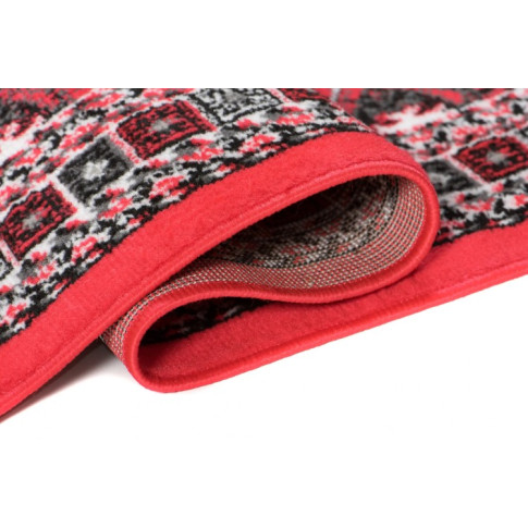 czerwony dywan fazenda stylowy