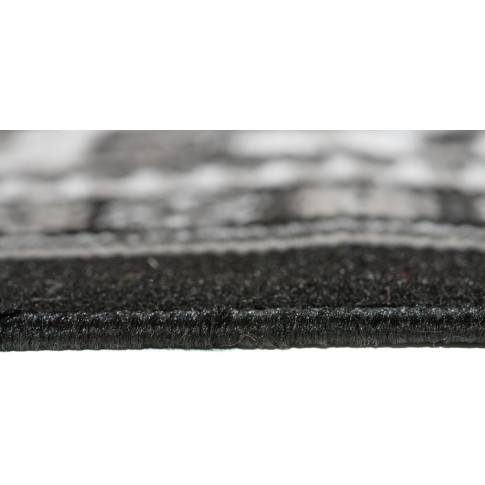 Wzorzysty dywan w kolorze czarnym - Lano 5X