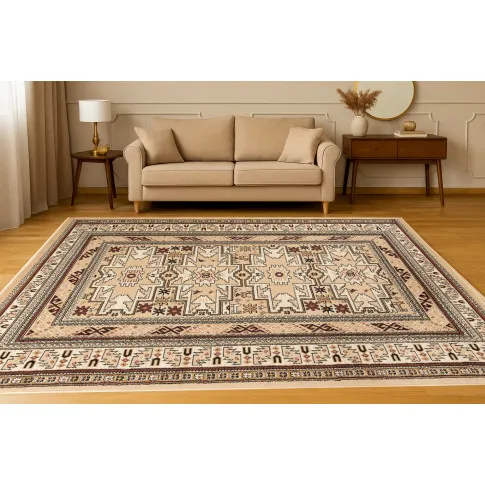 Klasyczny dywan w odcieniach beżu   Fercil 5X