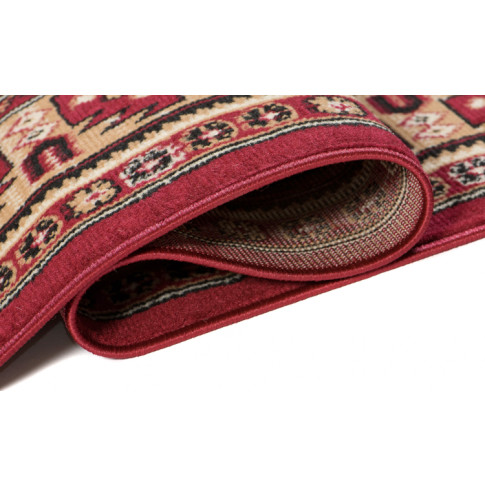 Prostokątny dywan w odcieniach czerwieni - Lano 5X