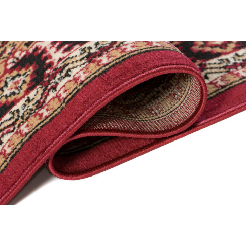 Rustykalny dywan w odcieniach czerwieni - Lano 6X