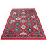 Czerwony prostokątny dywan w stylu retro - Lano 6X