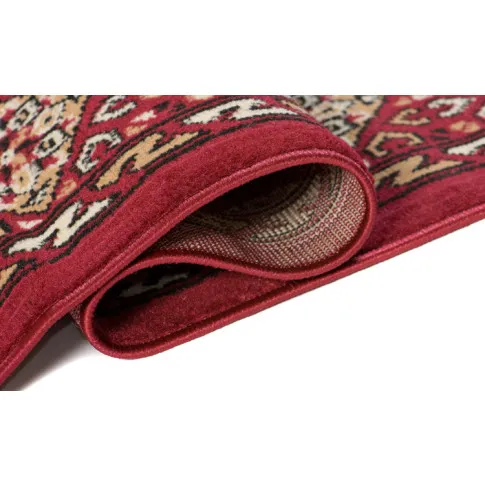 Czerwony wzorzysty dywan do salonu - Lano 4X
