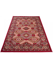 Klasyczny wzorzysty dywan w odcieniach czerwieni - Lano 4X w sklepie Edinos.pl