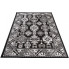Czarny wzorzysty dywan  w stylu retro - Lano 3X