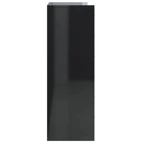 czarna komoda 50 w połysku iwerna