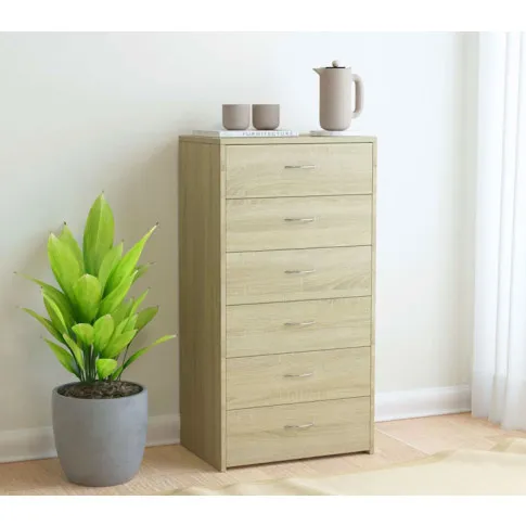 nowoczesna komoda 50 z 6 szufladami do sypialni salonu iwerna