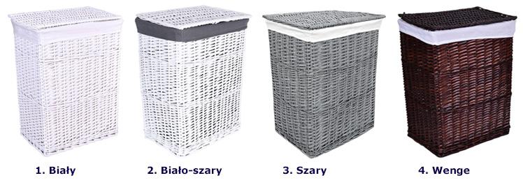 Kolory kosza na pranie Skalo