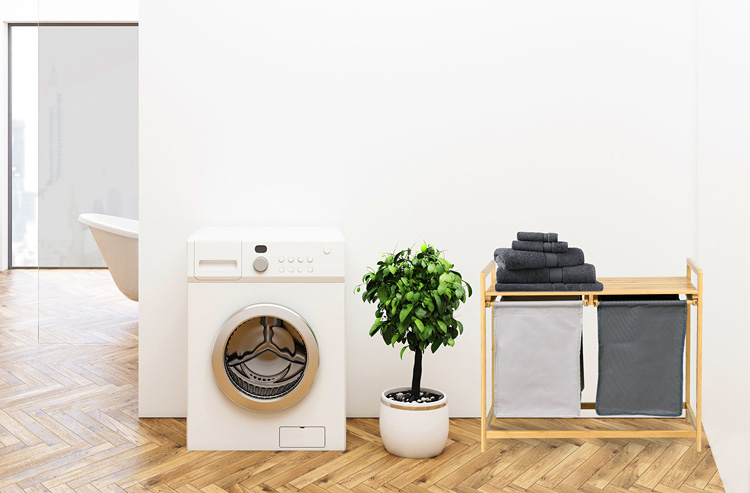 Bambusowy kosz na pranie Mirasalo 4X