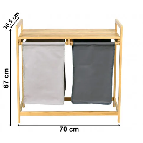 Wymiary podwójnego kosza Kyzo