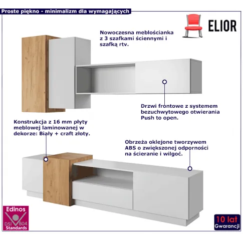 Meblościanka modułowa Lumina 3X