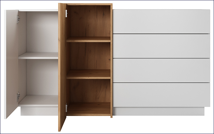 Wnętrze komody Rivera 5X