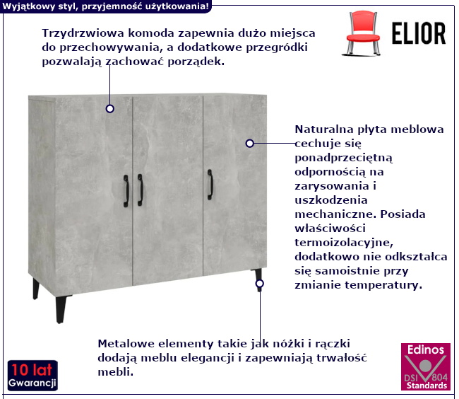 Komoda do salonu Mentona
