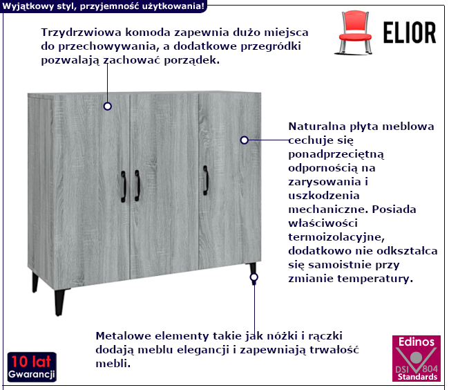 Komoda do salonu Mentona