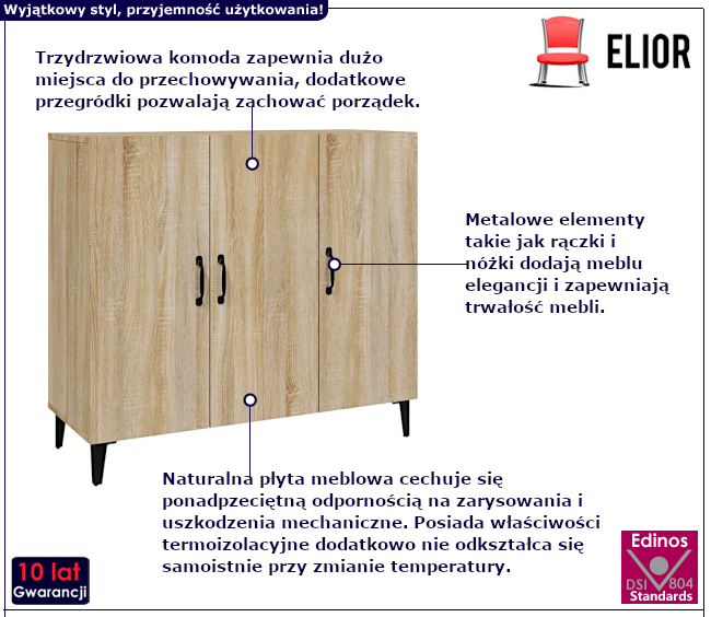 Komoda do salonu Mentona