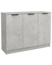 Loftowa komoda 90 cm w kolorze szarości betonu - Garora w sklepie Edinos.pl