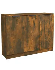 Nowoczesna komoda 90 cm w kolorze wędzonego dębu - Garora w sklepie Edinos.pl