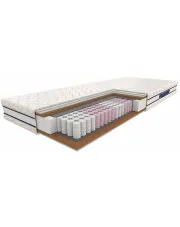 Materac do sypialni kieszeniowy z kokosem 90x200 - Basmir w sklepie Edinos.pl