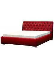 Pikowane łóżko w stylu glamour Luxor 3X 120x200 - 44 kolory w sklepie Edinos.pl