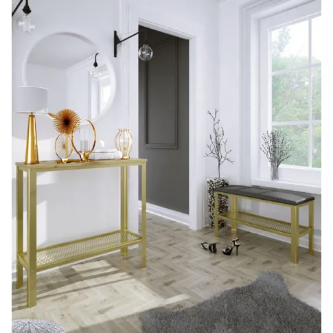 Wizualizacja konsoli Atrosa 3X złoty dąb artisan