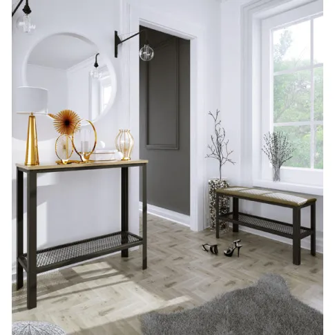 Wizualizacja konsoli Atrosa 4X czarny dąb sonoma