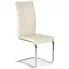 Zdjęcie produktu Krzesło pikowane Revad - kremowe.