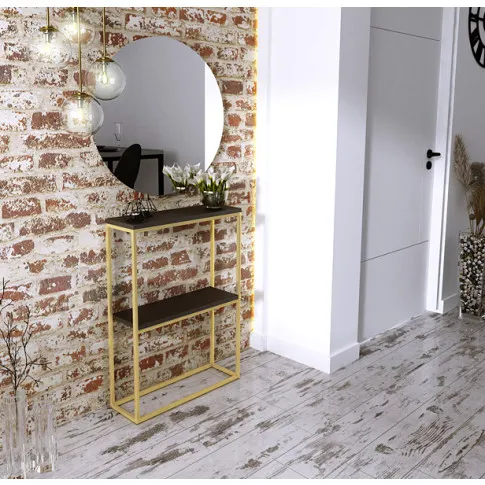 Wizualizacja konsoli Erosa 3X złoty czarny połysk