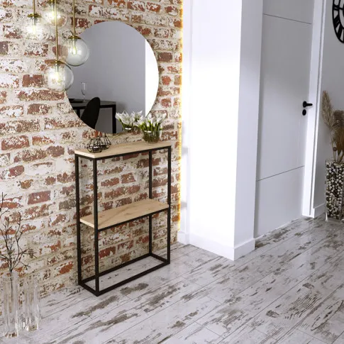 Wizualizacja konsoli Erosa 4X czarny dąb artisan