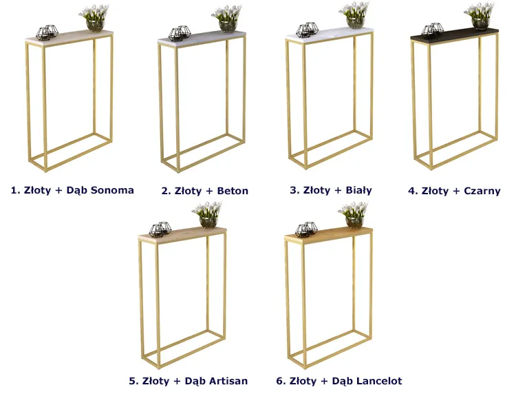 Konsola Carello 6X kolory